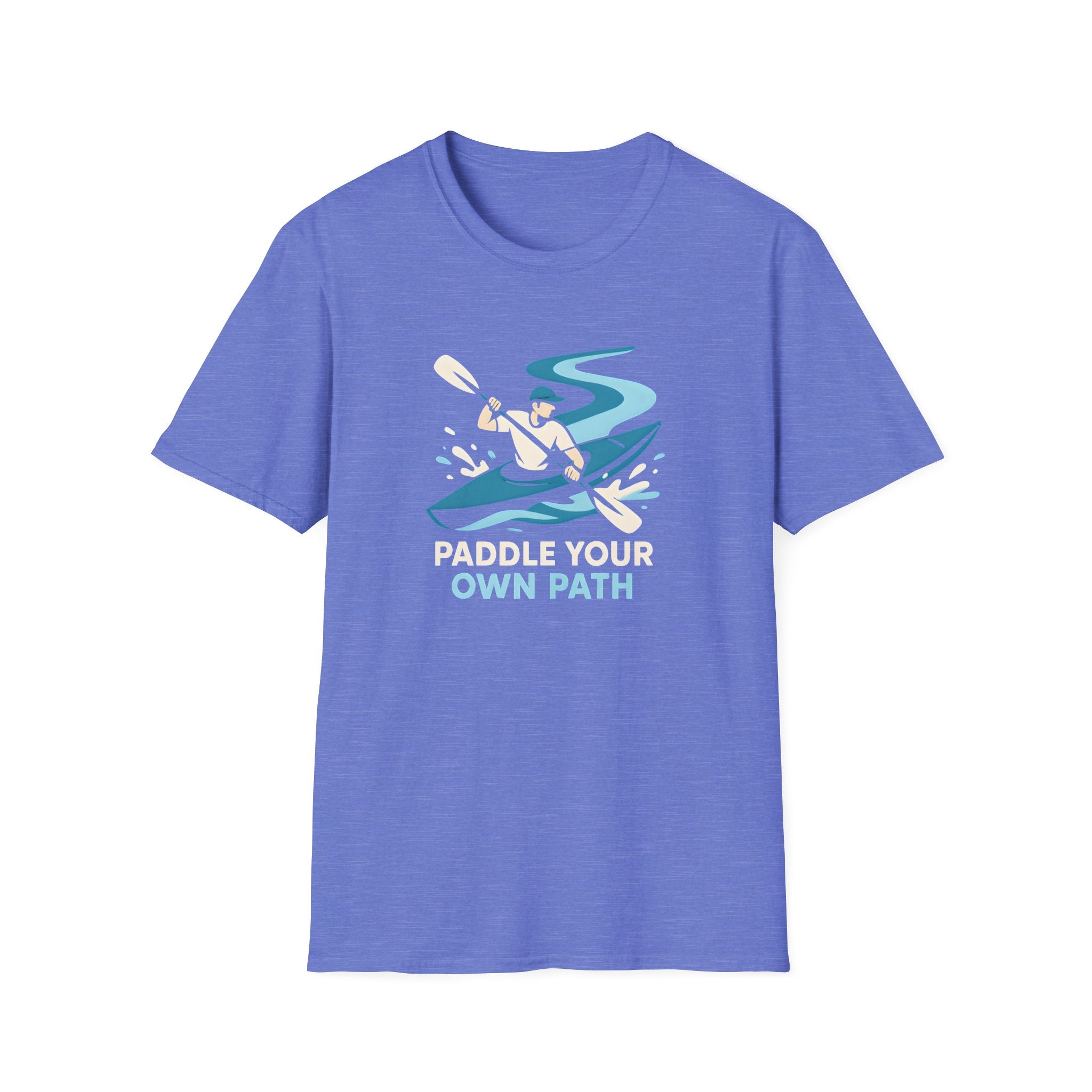 Kayak Illustration T-Shirt—"Own Path" Outdoor Adventure