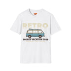 Retro Shores Vacation Club T-Shirt — Vintage Road Trip Van