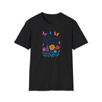 Bloom Outside T-Shirt — Floral Butterflies Spring Garden