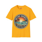 Retro Shores Vacation Club T-Shirt — Vintage Wave Badge