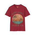 Retro Shores Vacation Club T-Shirt —Vintage Moonrise Palm