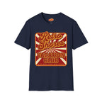 Retro Shores Vacation Club T-Shirt — Vintage Sunburst Badge