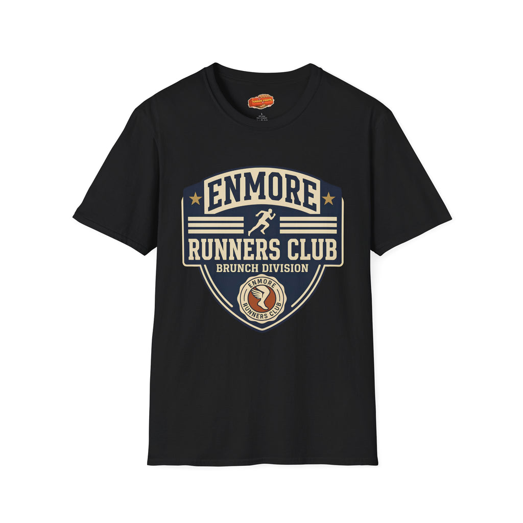Enmore Runners Club T-Shirt — Vintage Brunch Division (Navy)