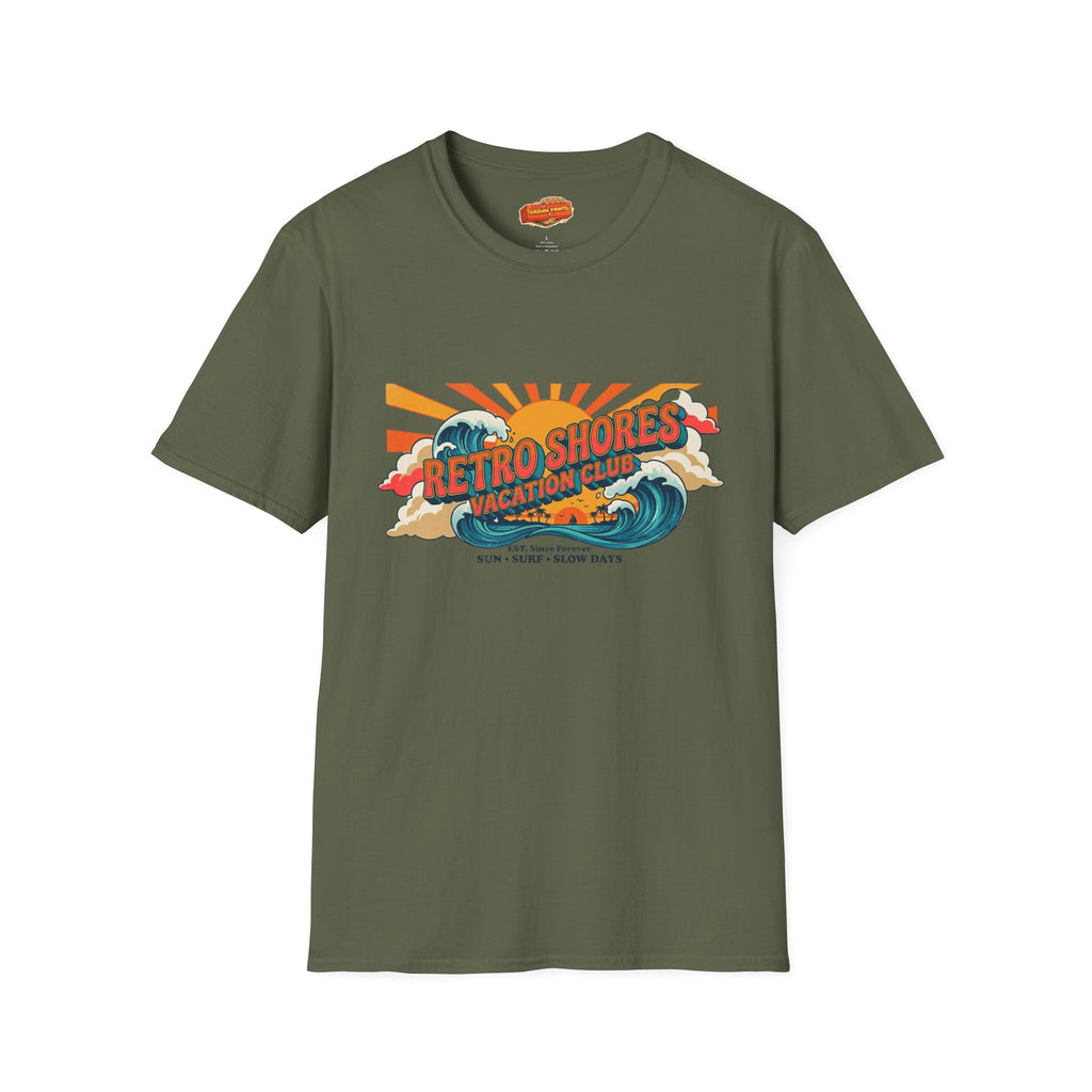Retro Shores Vacation Club T-Shirt —Since Forever Wave