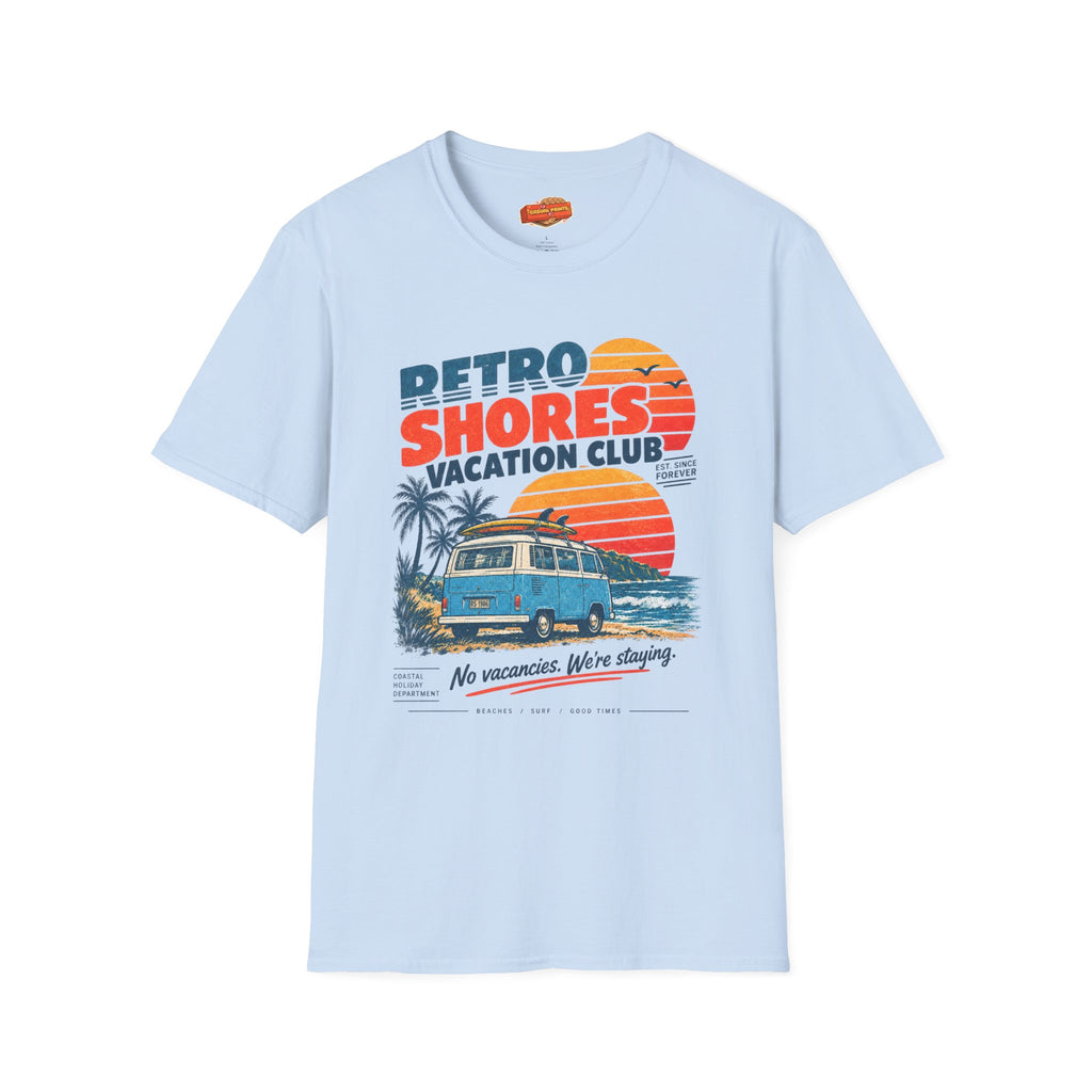 Retro Shores Vacation Club T-Shirt — No Vacancies