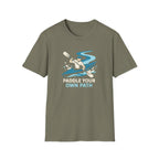 Kayak Illustration T-Shirt—"Own Path" Outdoor Adventure