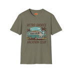 Retro Shores Vacation Club T-Shirt—Vintage Van Palm