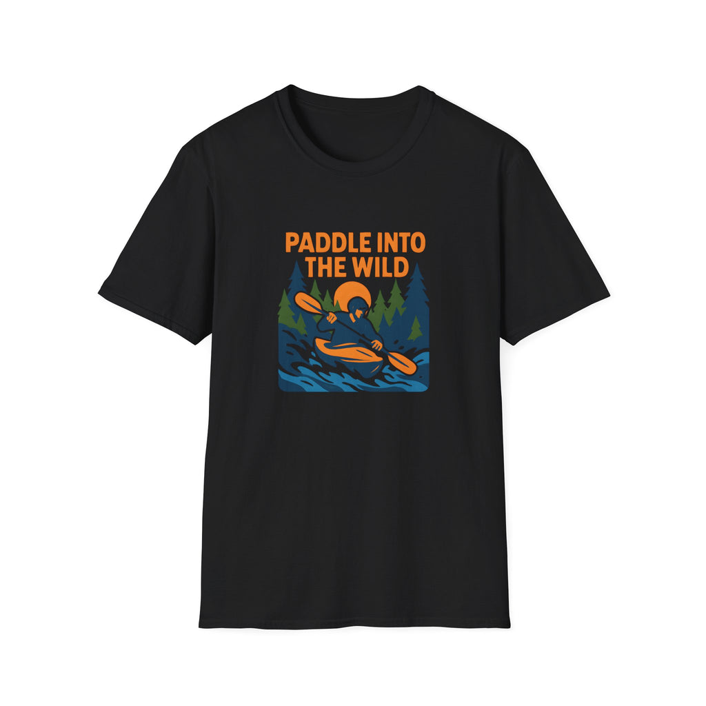 Paddle Into The Wild Kayak T‑Shirt — Outdoor Adventure