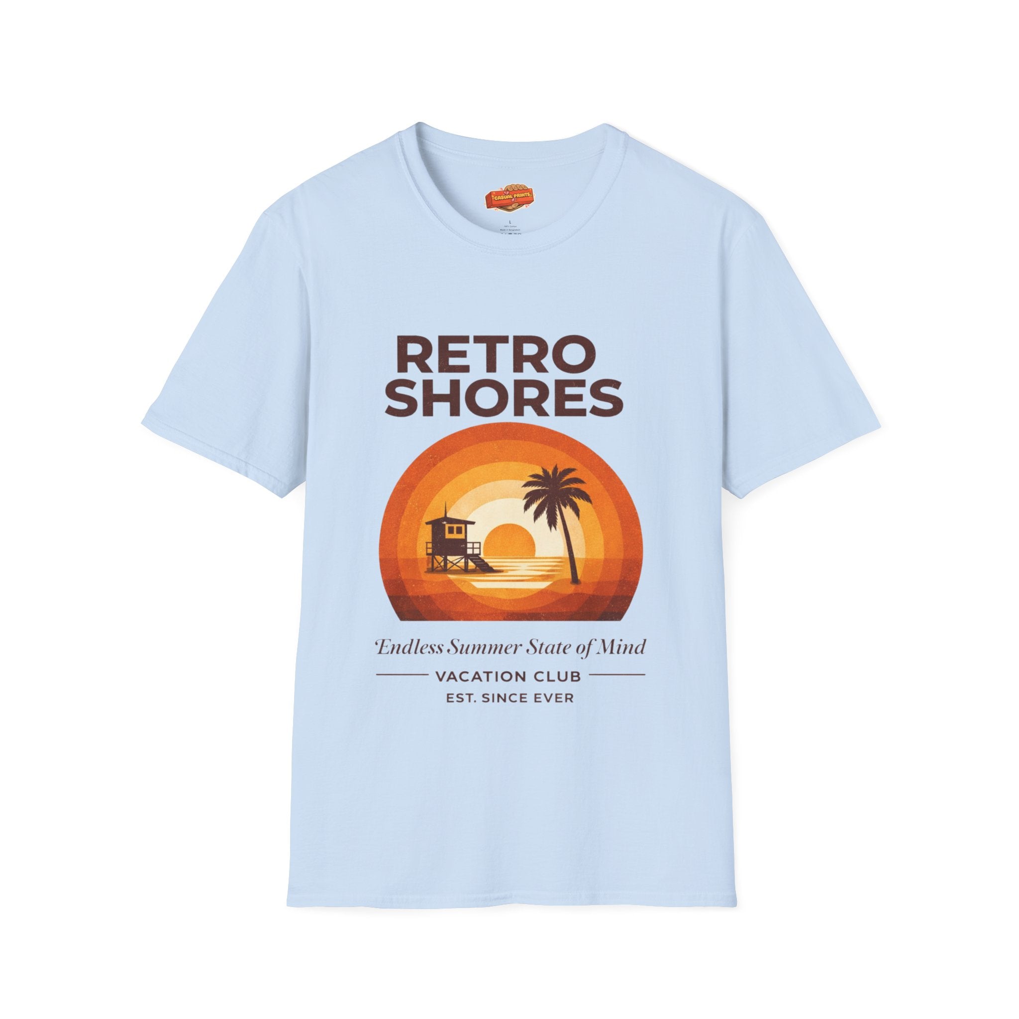 Retro Shores Vacation Club T-Shirt — Vintage Endless Summer