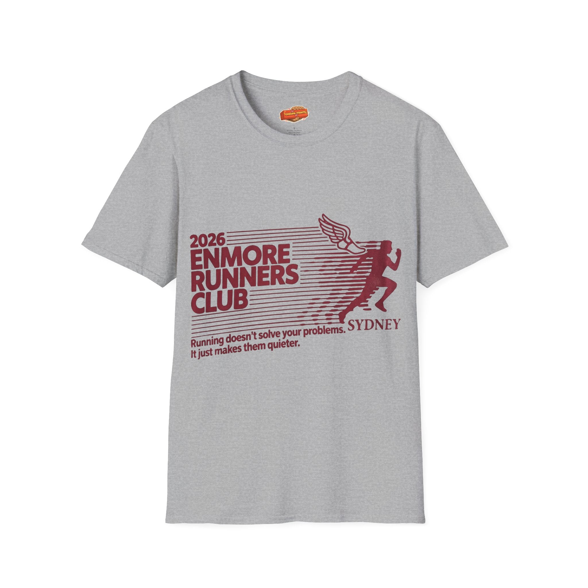 Enmore Runners Club T-Shirt — Winged Runner