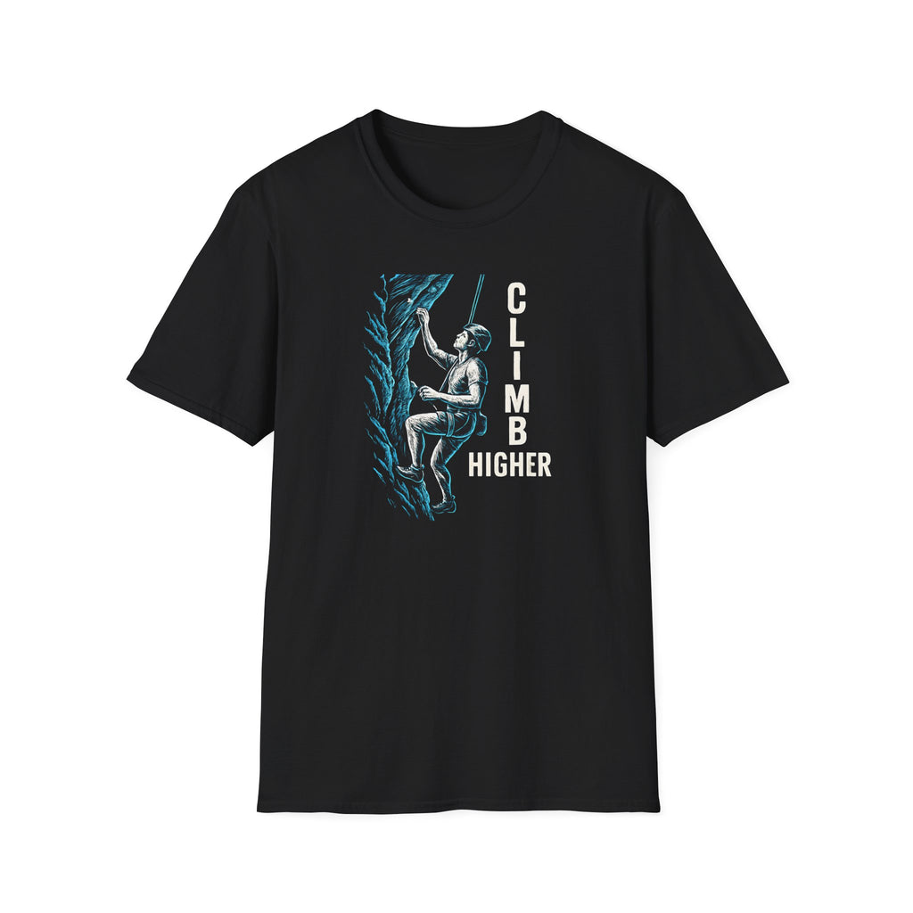 Rock Climber Graphic T-Shirt — Vintage Climbing Design