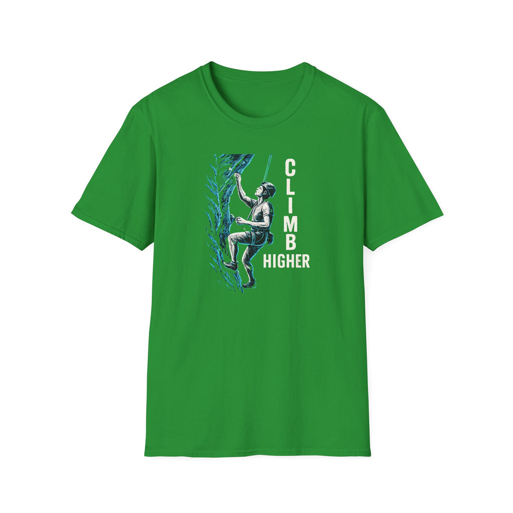 Rock Climber Graphic T-Shirt — Vintage Climbing Design
