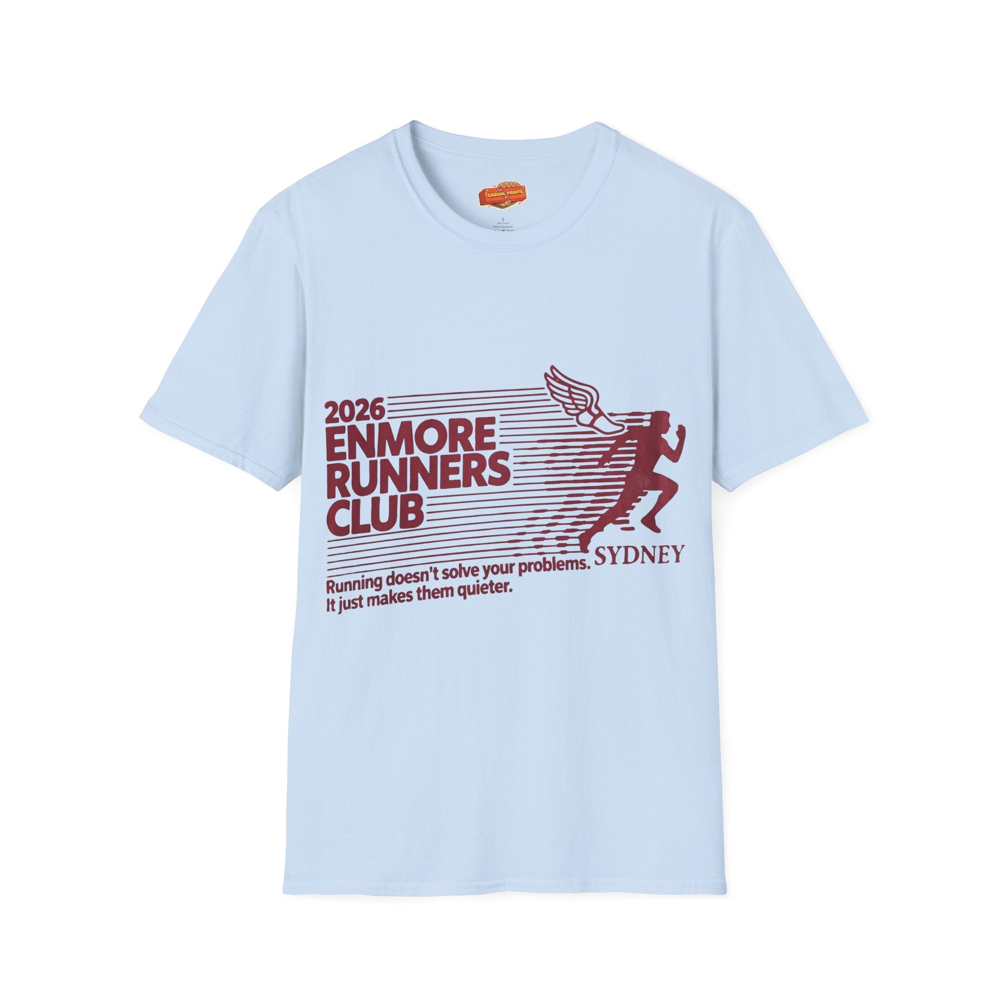 Enmore Runners Club T-Shirt — Winged Runner