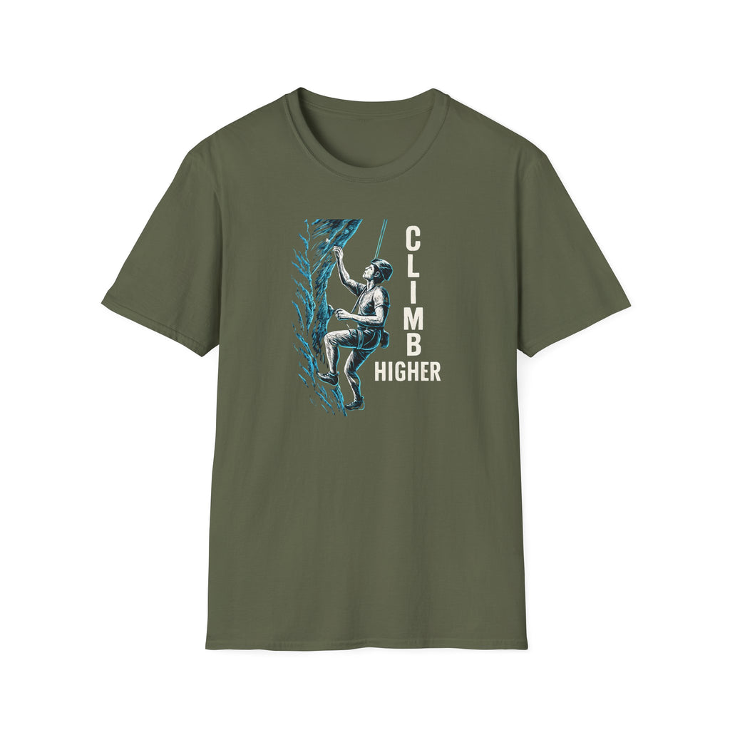 Rock Climber Graphic T-Shirt — Vintage Climbing Design