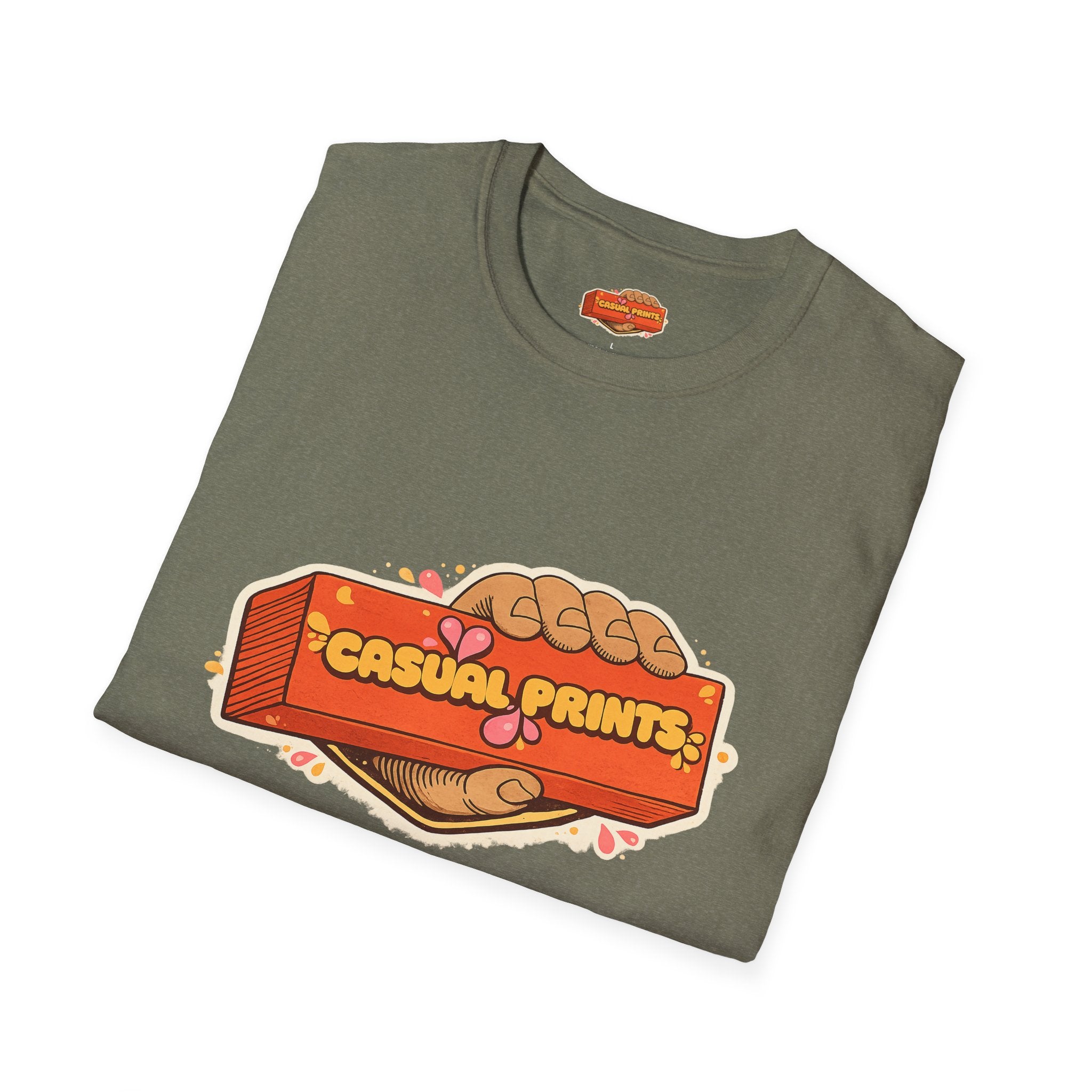 T-Shirt —Handheld 'Casual Prints' Logo Tee