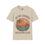 Retro Shores Vacation Club T-Shirt —Vintage Moonrise Palm