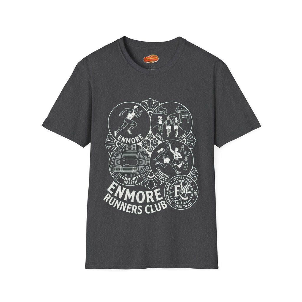 Enmore Runners Club T-Shirt —Vintage Race Graphic
