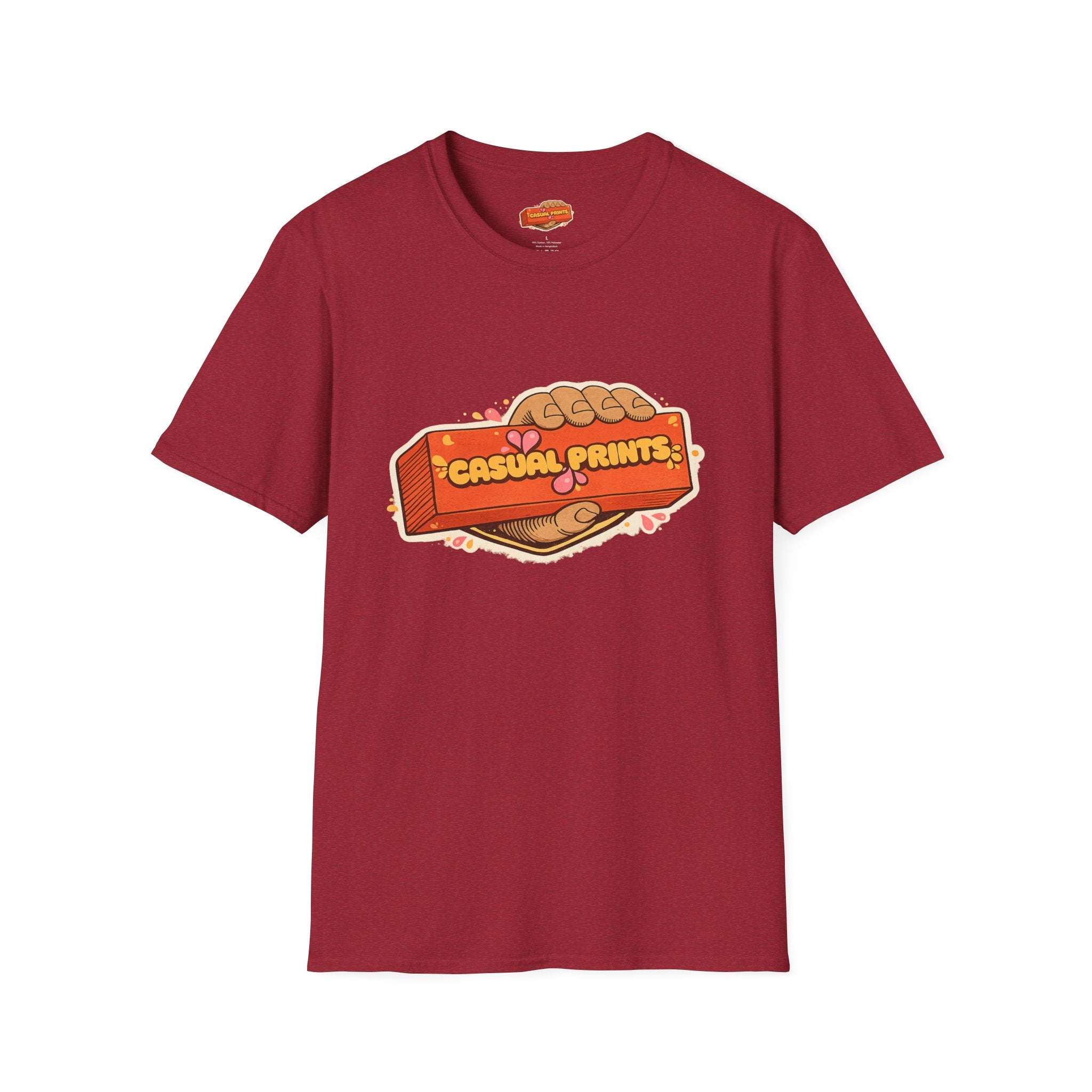 T-Shirt —Handheld 'Casual Prints' Logo Tee