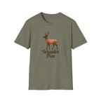 Wander Free Deer T-Shirt — Nature-Inspired Outdoor Graphic