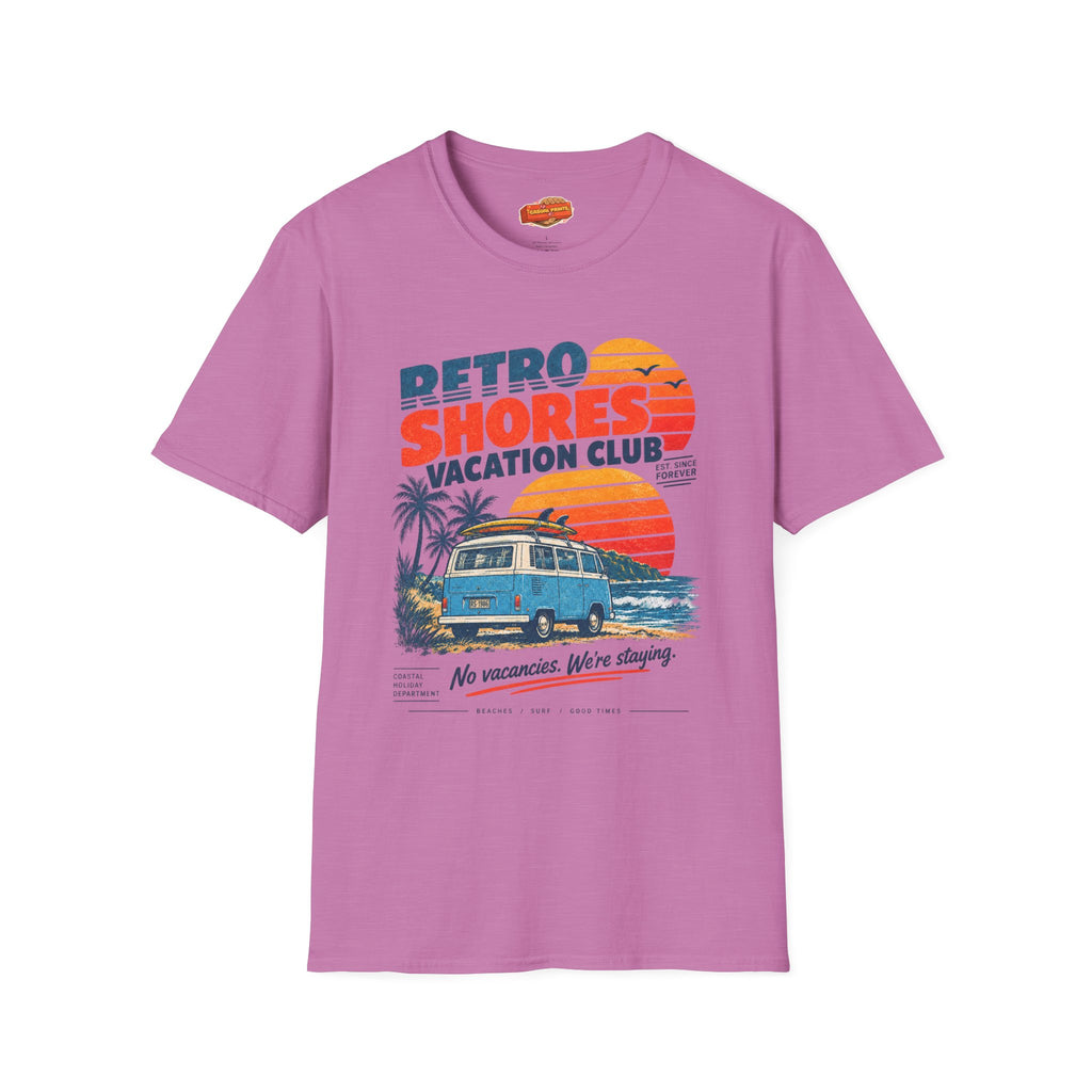 Retro Shores Vacation Club T-Shirt — No Vacancies