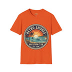 Retro Shores Vacation Club T-Shirt — Vintage Wave Badge