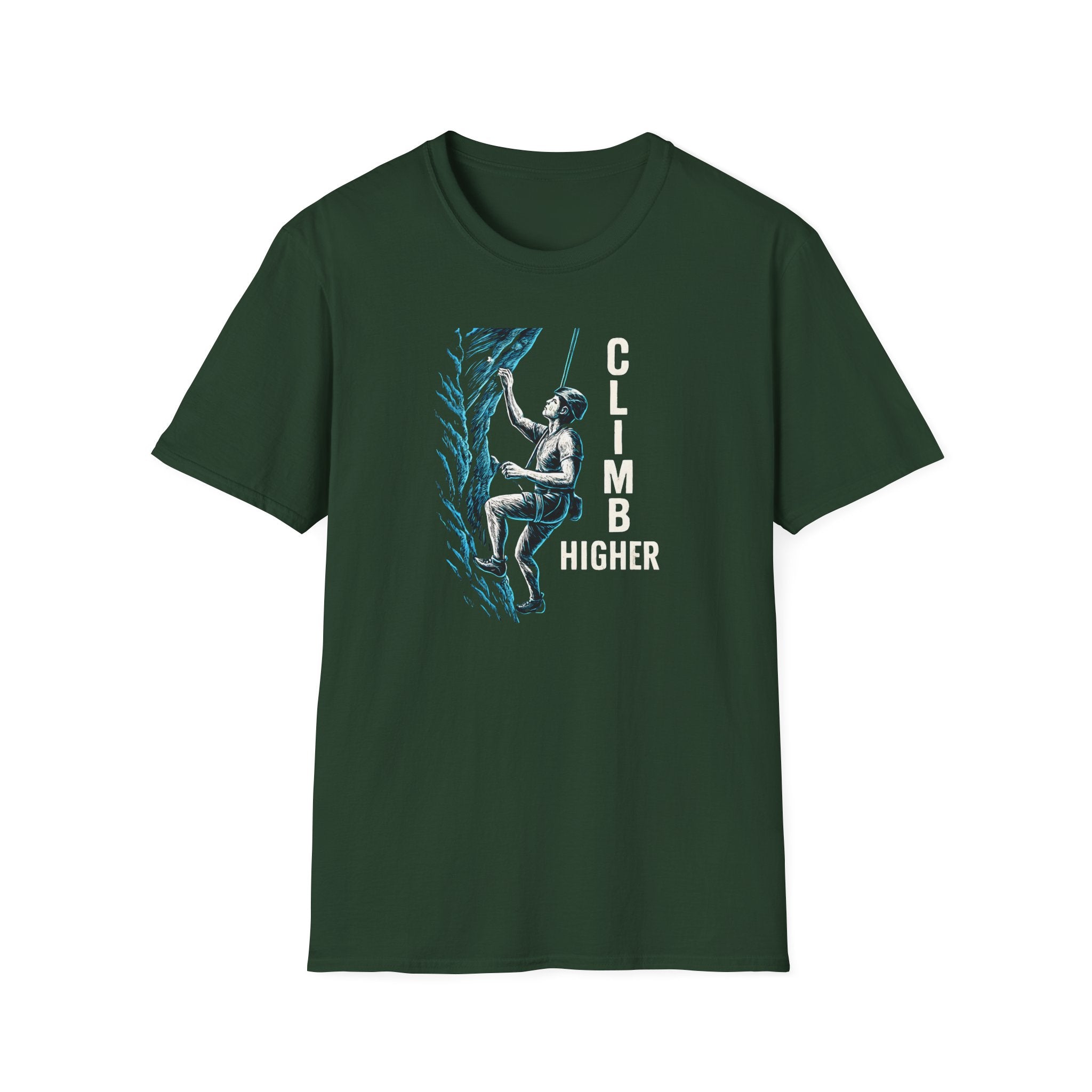 Rock Climber Graphic T-Shirt — Vintage Climbing Design