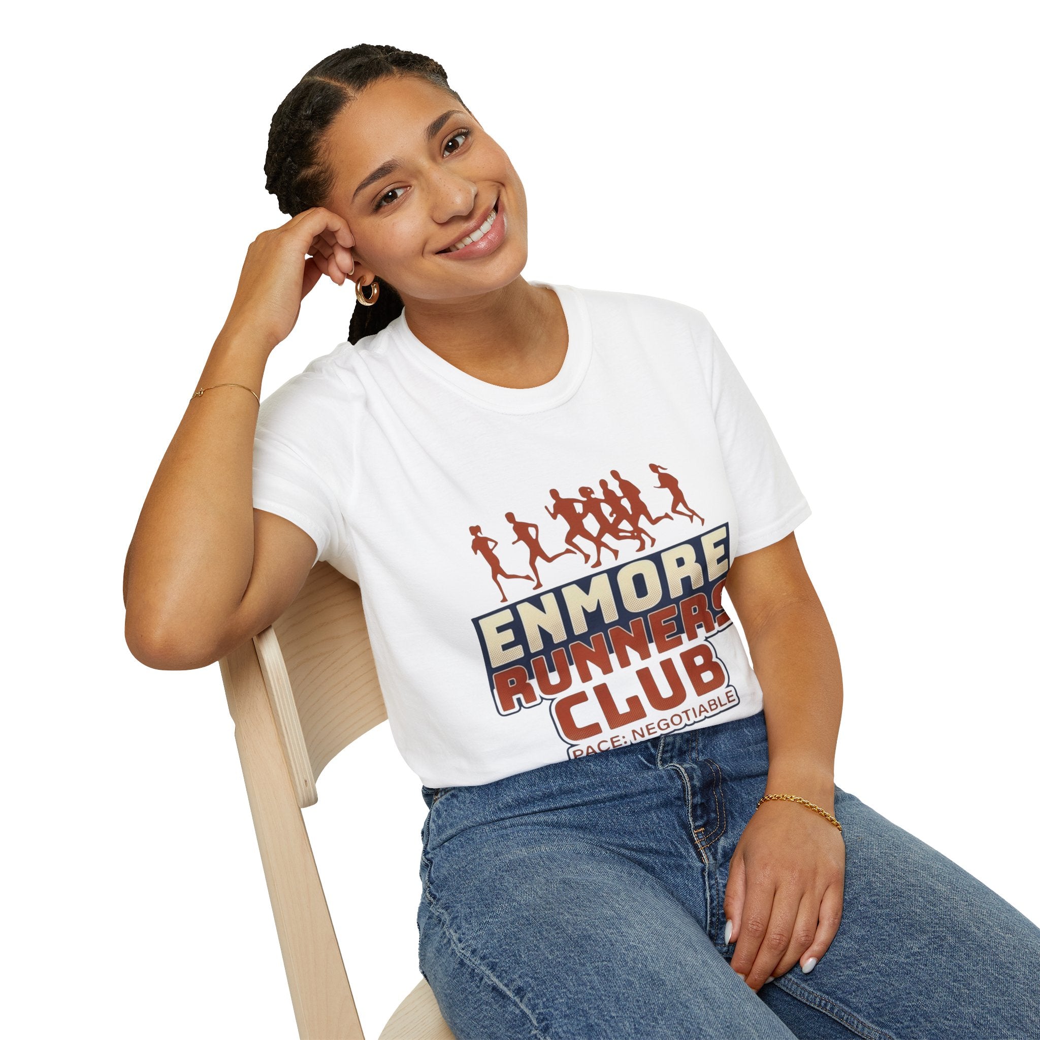Enmore Runners Club T-Shirt—Vintage Silhouette