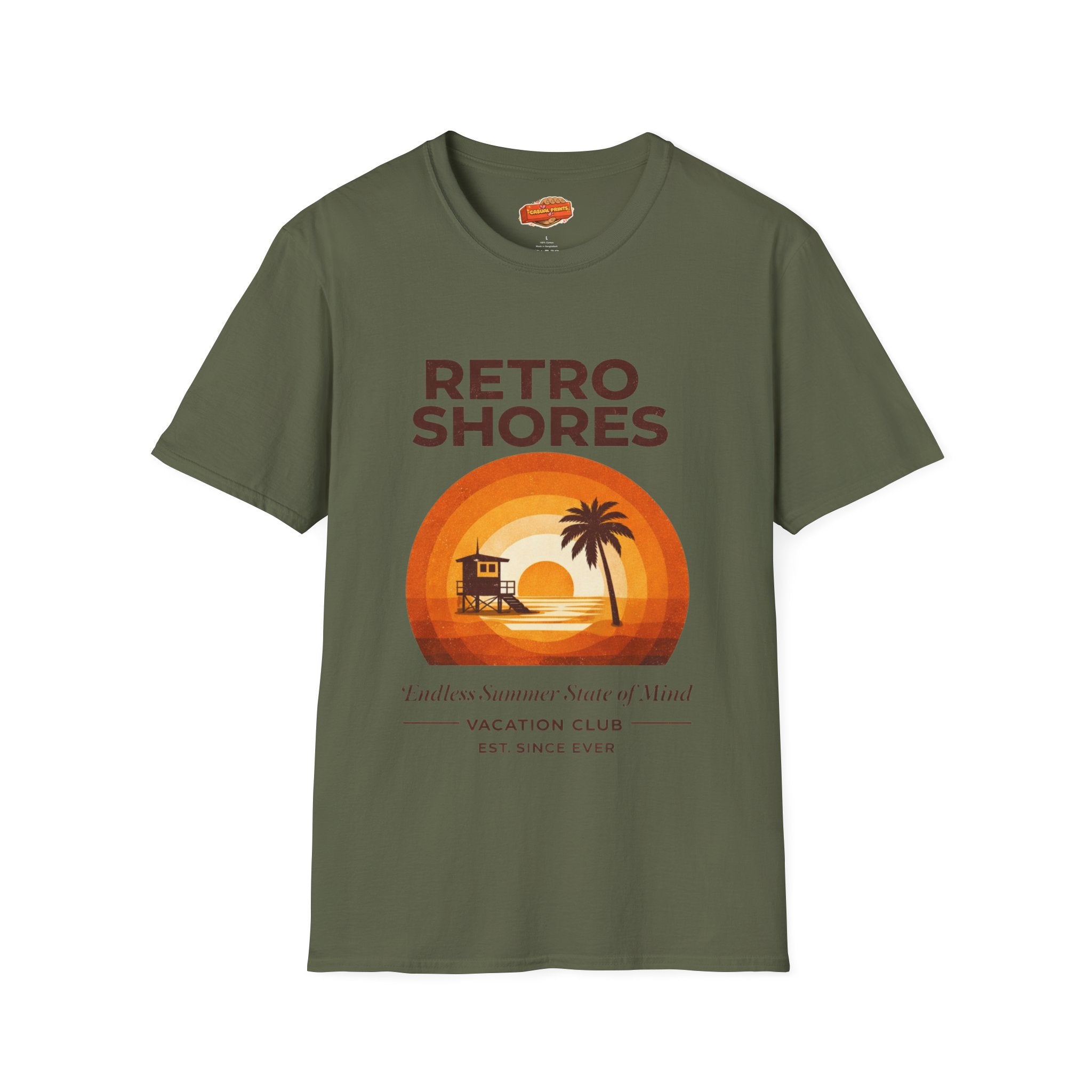 Retro Shores Vacation Club T-Shirt — Vintage Endless Summer