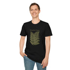 Breathe Deep Fern T-Shirt — Relaxing Botanical Graphic