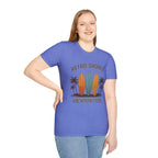 Retro Shores Vacation Club T-Shirt — Vintage Surfboard