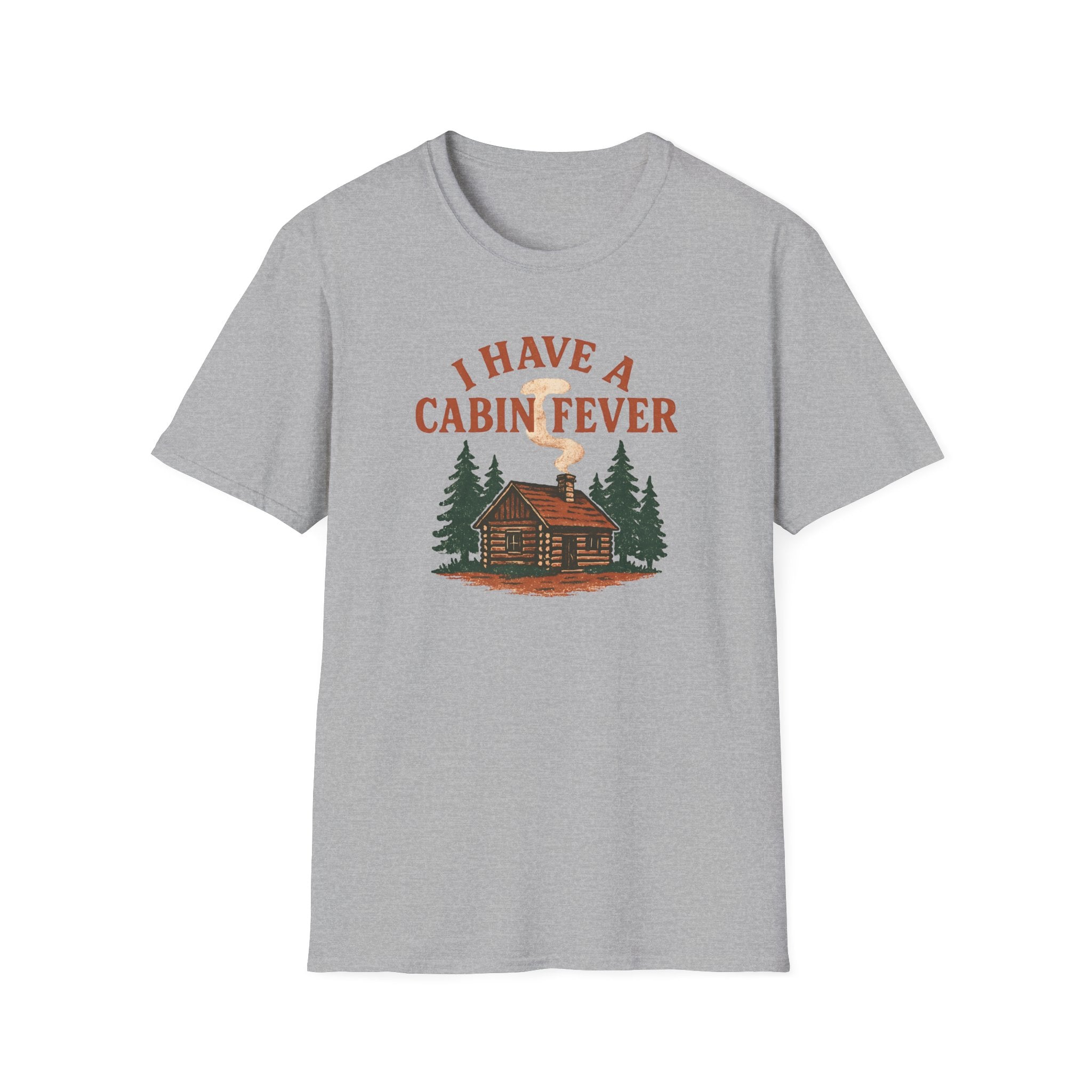 Cabin Fever T-Shirt — Rustic Cabin Graphic