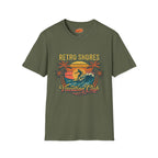 Retro Shores Vacation Club T-Shirt — Vintage Surf Badge