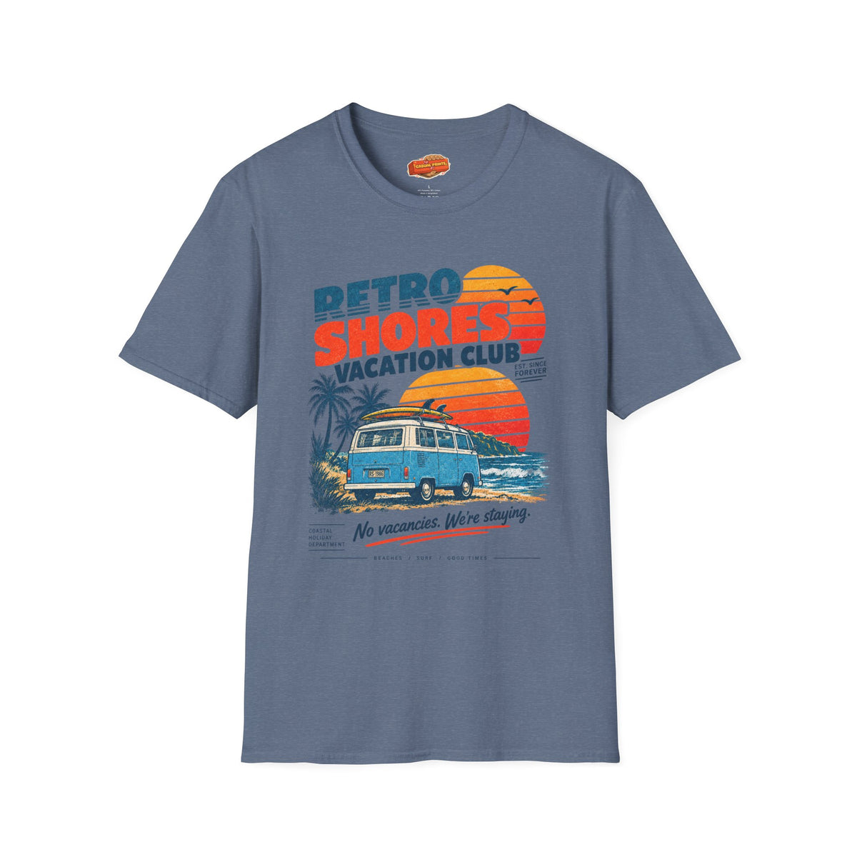 Retro Shores Vacation Club T-Shirt — No Vacancies