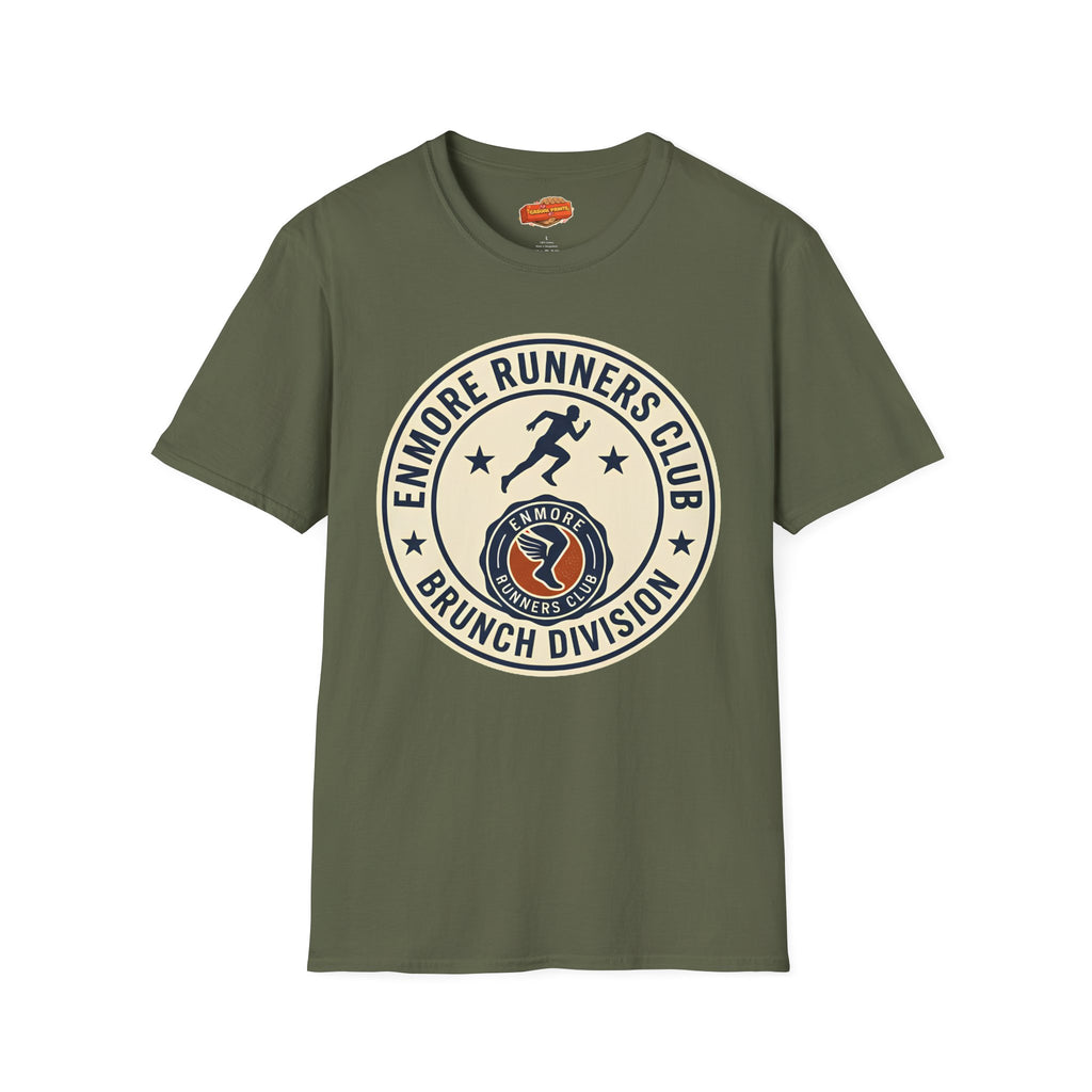 Enmore Runners Club T-Shirt — Vintage Brunch Division Logo