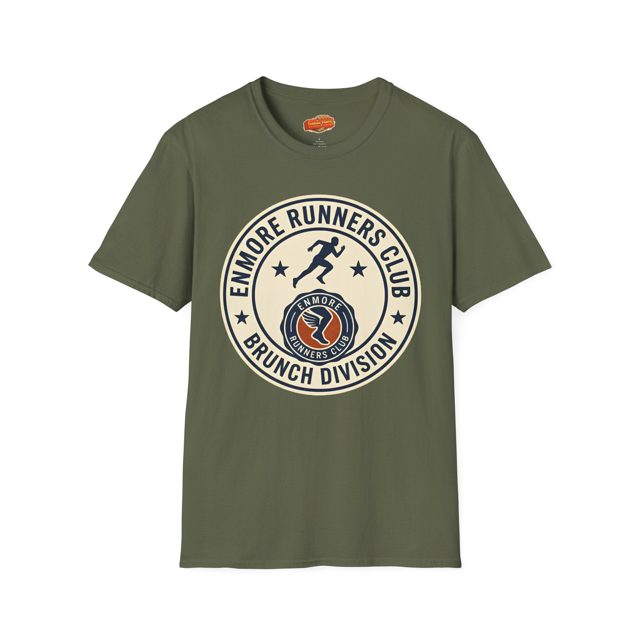 Enmore Runners Club T-Shirt — Vintage Brunch Division Logo