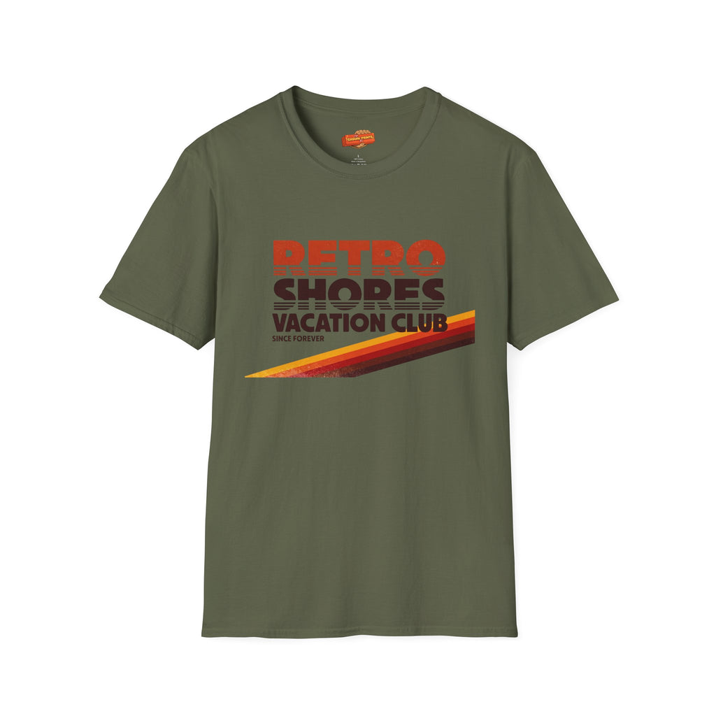 Retro Shores Vacation Club T-Shirt — Vintage Since Forever