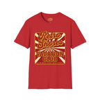 Retro Shores Vacation Club T-Shirt — Vintage Sunburst Badge