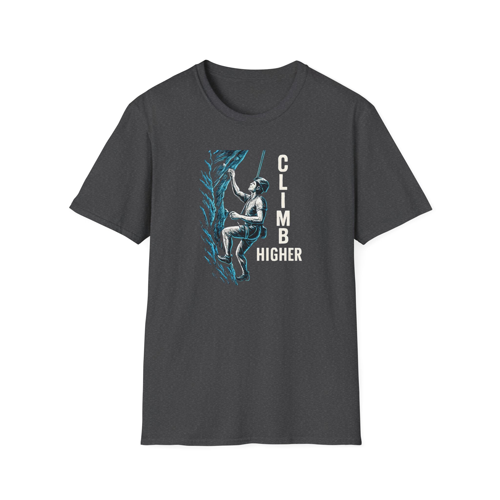 Rock Climber Graphic T-Shirt — Vintage Climbing Design