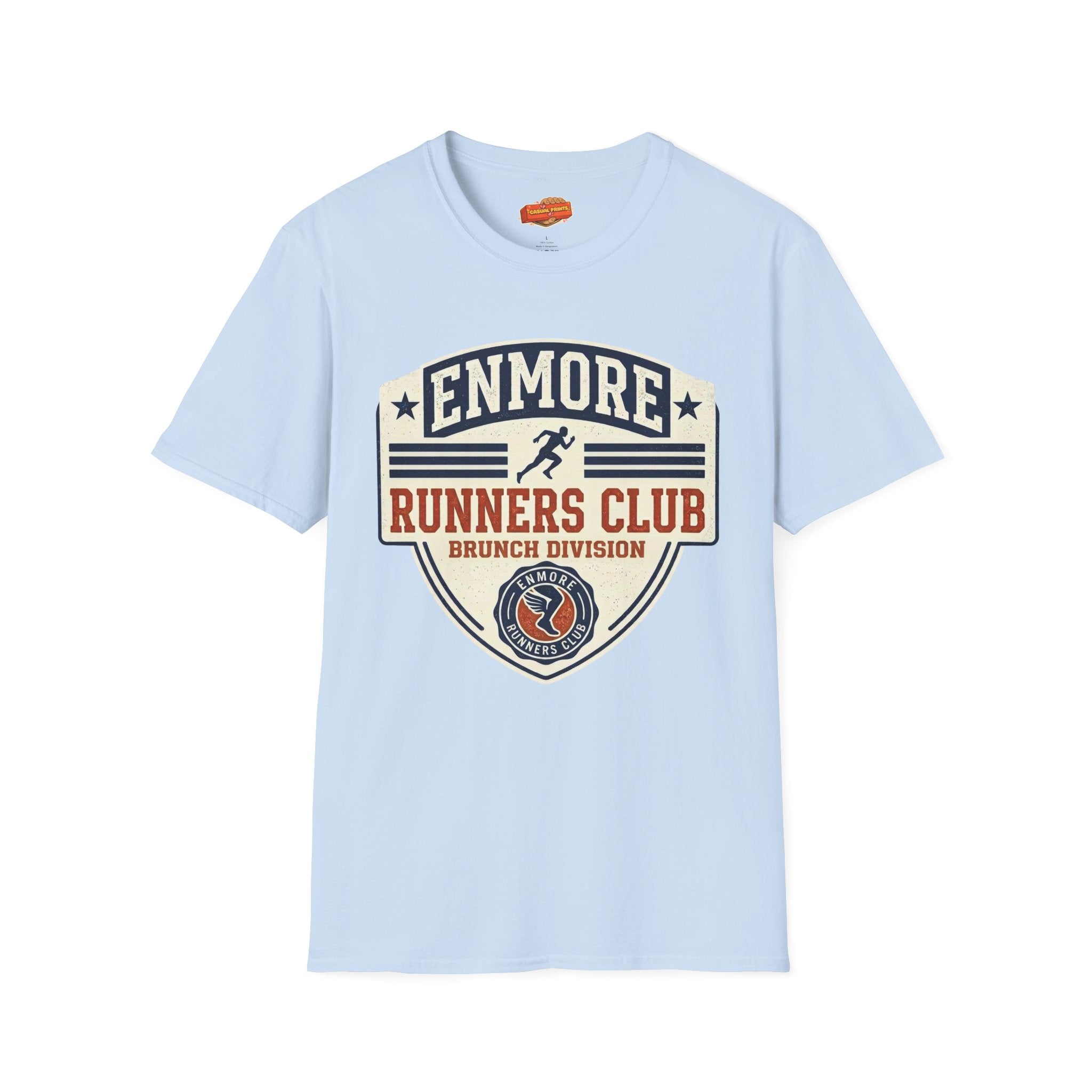 Enmore Runners Club T-Shirt — Vintage Brunch Club Cream