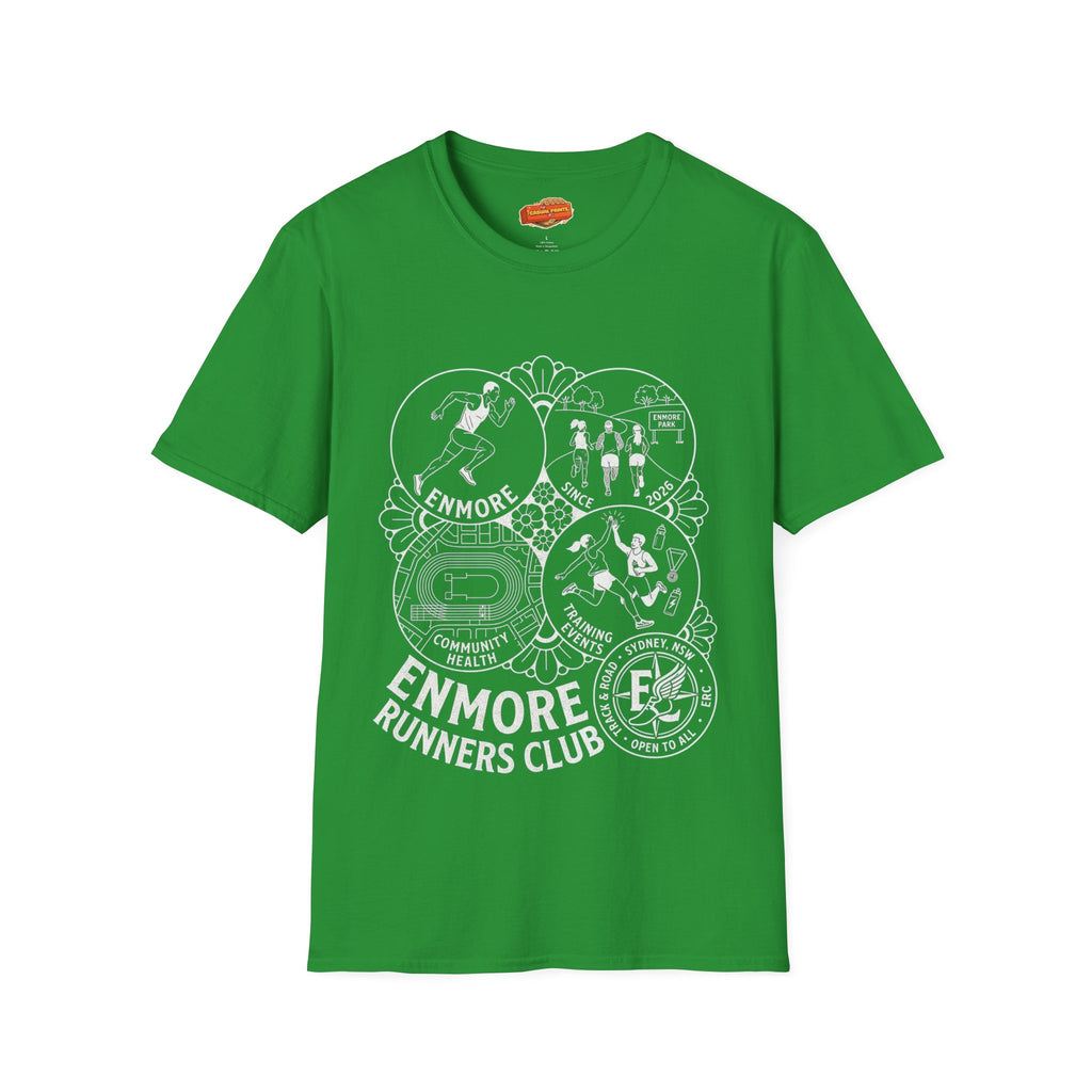 Enmore Runners Club T-Shirt —Vintage Race Graphic