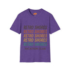 Retro Shores Vacation Club T-Shirt — Vintage Retro Graphic