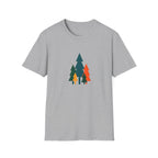 Retro Colourful Pine Tree T-Shirt — Forest Graphic