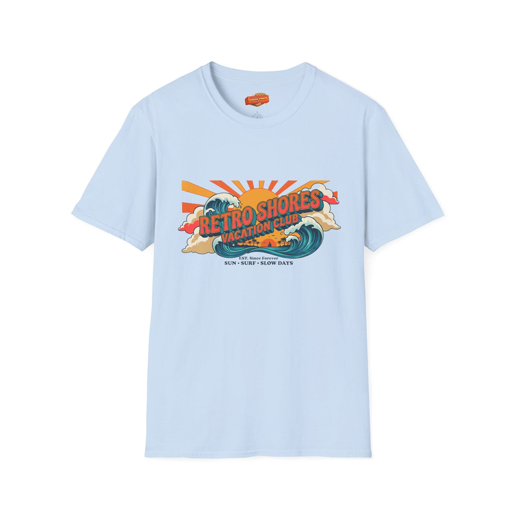 Retro Shores Vacation Club T-Shirt —Since Forever Wave
