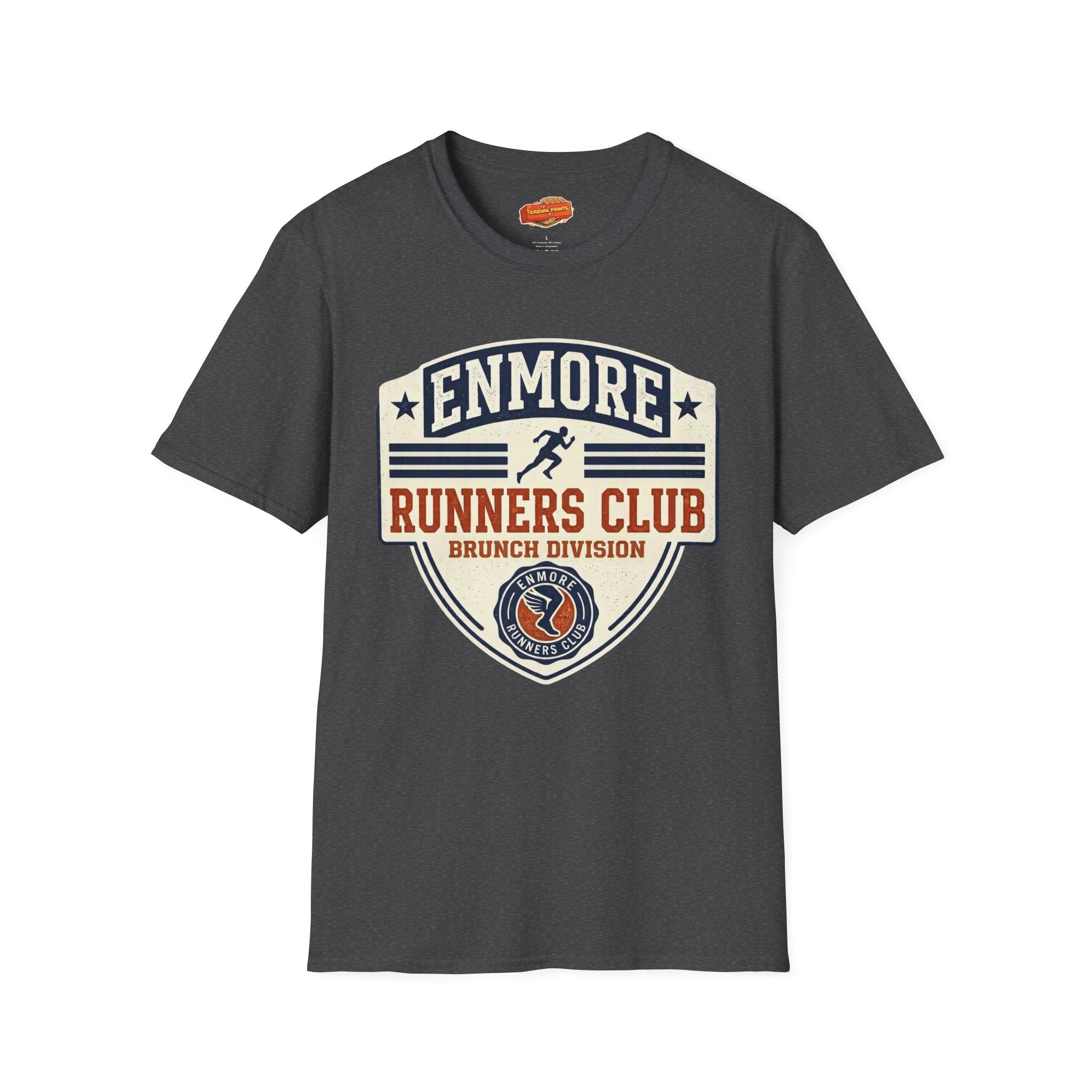 Enmore Runners Club T-Shirt — Vintage Brunch Club Cream
