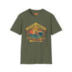 Retro Shores Surf T-Shirt — "Vacation Club" Vintage Beach Graphic