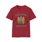 Retro Shores Vacation Club T-Shirt — Vintage Surfboard