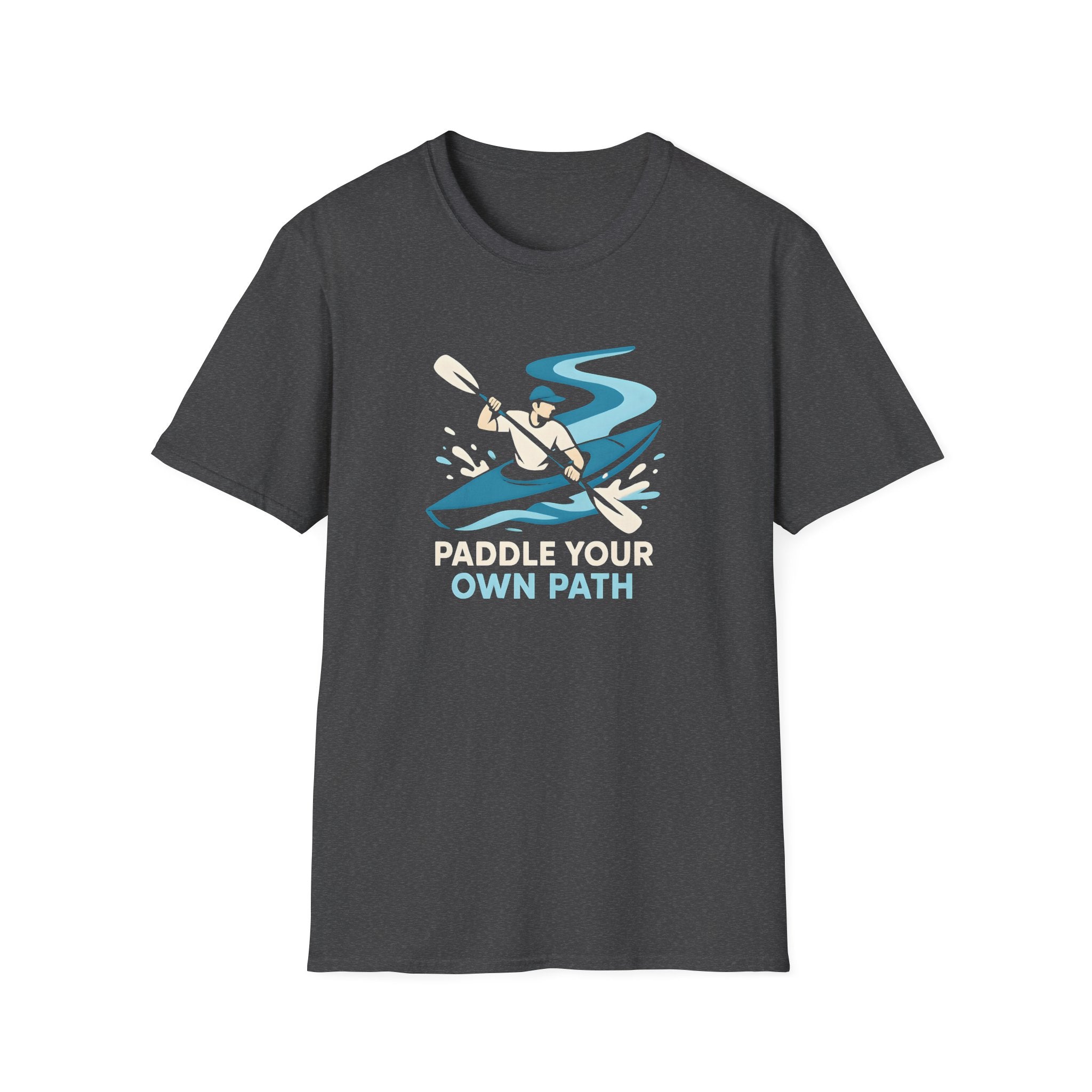 Kayak Illustration T-Shirt—"Own Path" Outdoor Adventure