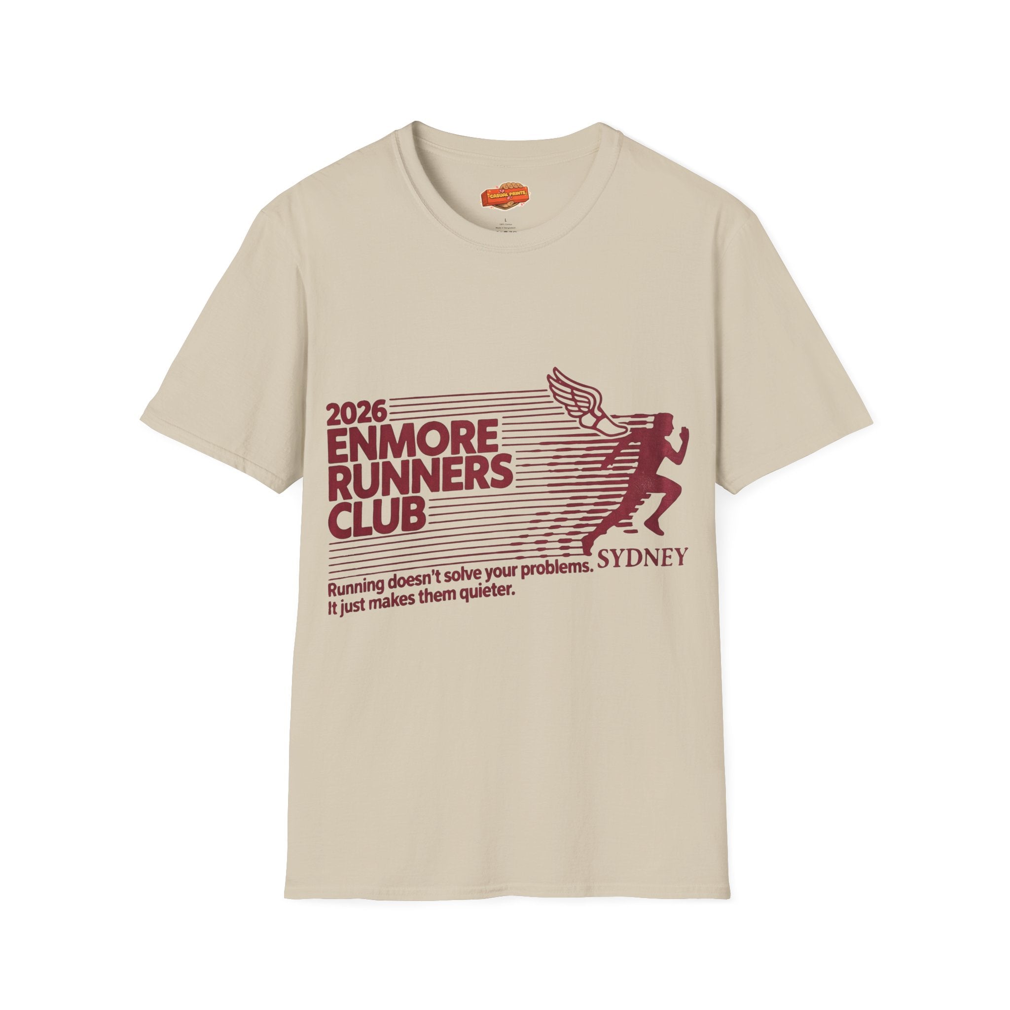 Enmore Runners Club T-Shirt — Winged Runner
