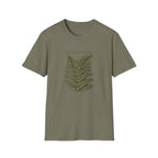 Breathe Deep Fern T-Shirt — Relaxing Botanical Graphic
