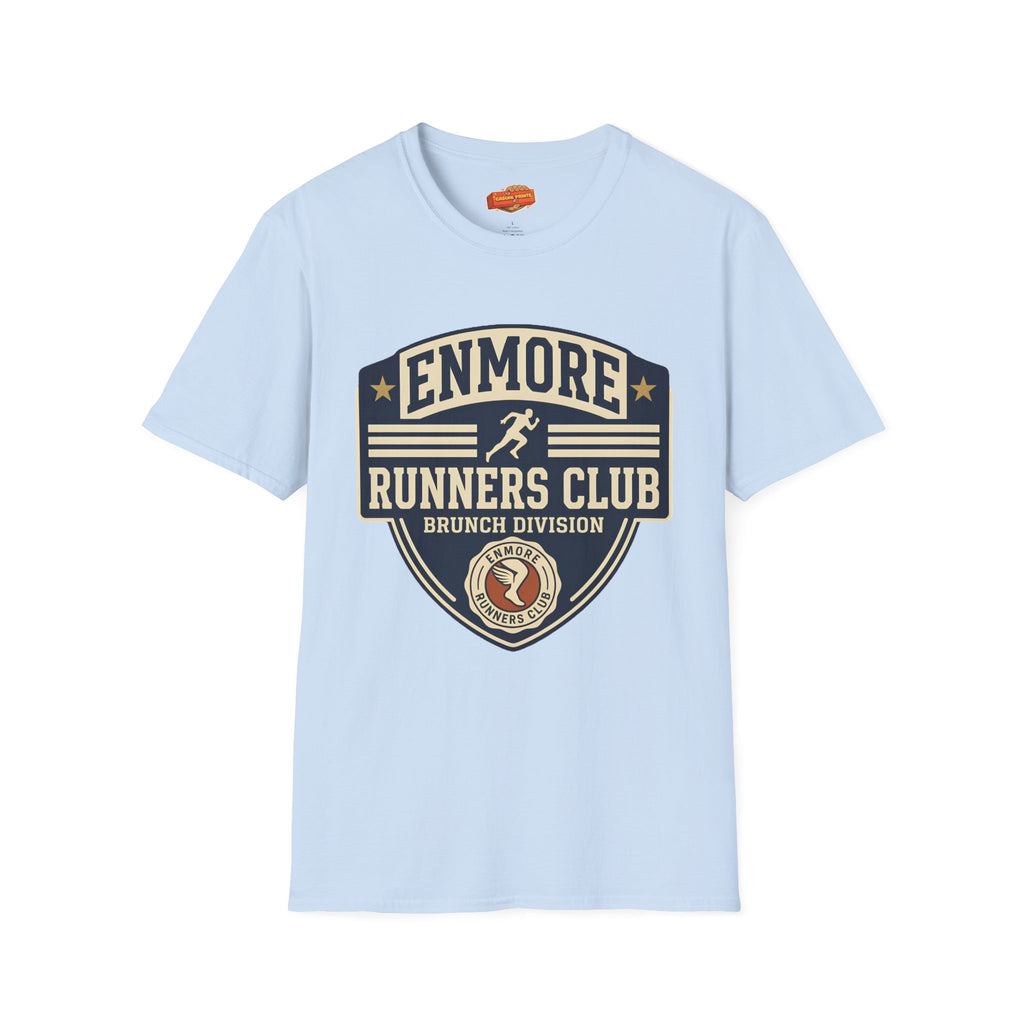 Enmore Runners Club T-Shirt — Vintage Brunch Division (Navy)